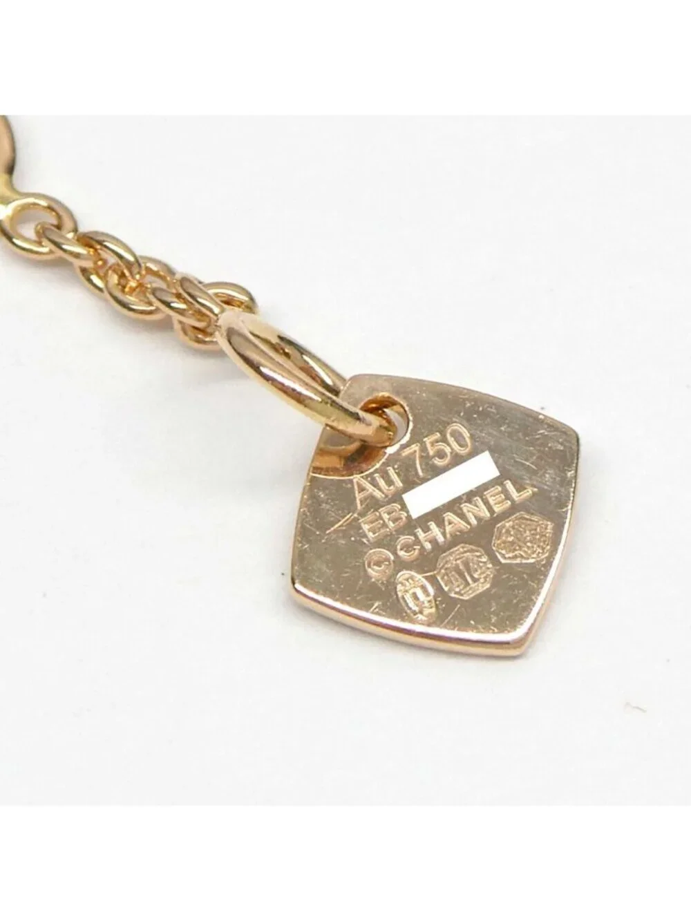Chanel Coco Crush Collection Bracelet Beige Gold Chain